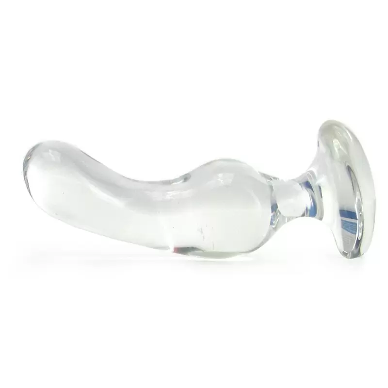 Анальная пробка из стекла Crystal Glass – прозрачная