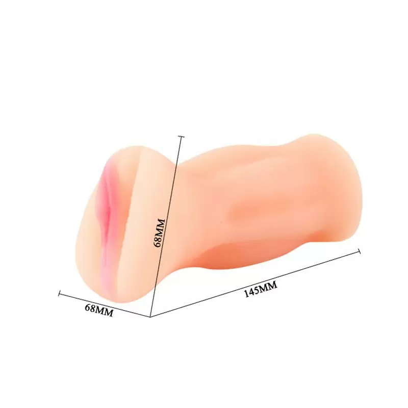 Вагина юной девушки Baile Baby с вибропулей и пультом – телесный