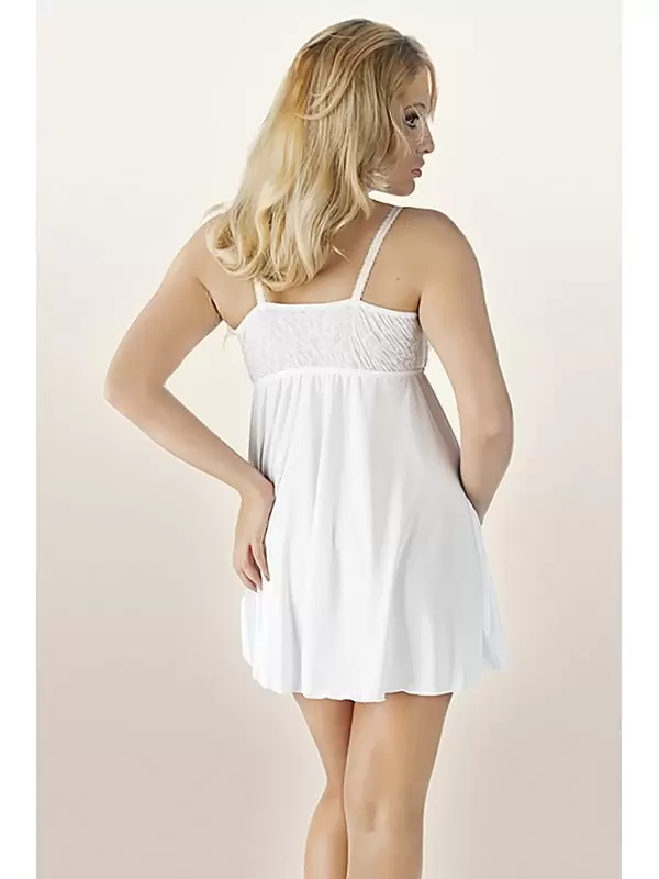 Чувственная белая сорочка Andalea – XL