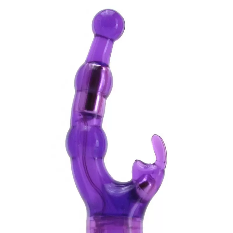 Вибромассажер со стимулятором клитора Jubilee – фиолетовый