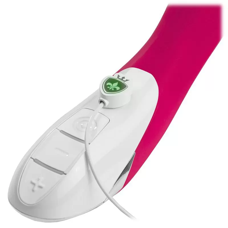 Вибромассажер Sassy Simon рельефный – фуксия