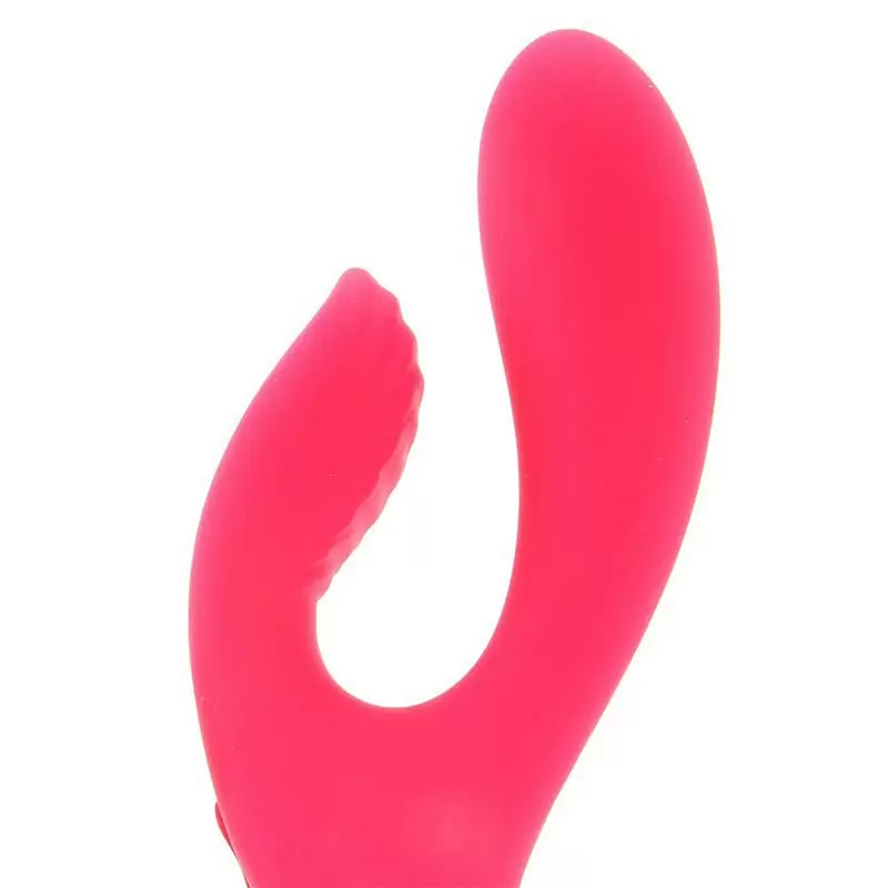 Вибромассажер с рельефным стимулятором клитора Silhouette S17 – красный