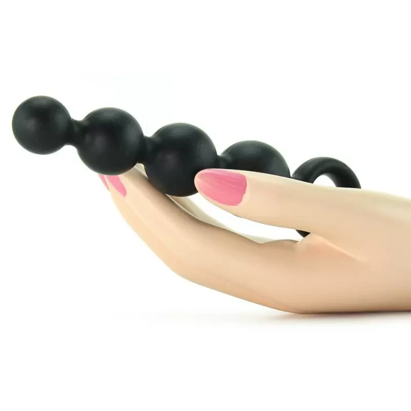 Анальная елочка Coco Licious Booty Beads – черный