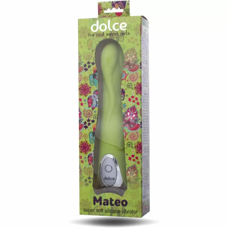 Мультифункциональный вибратор Dolce Mateo – зеленый