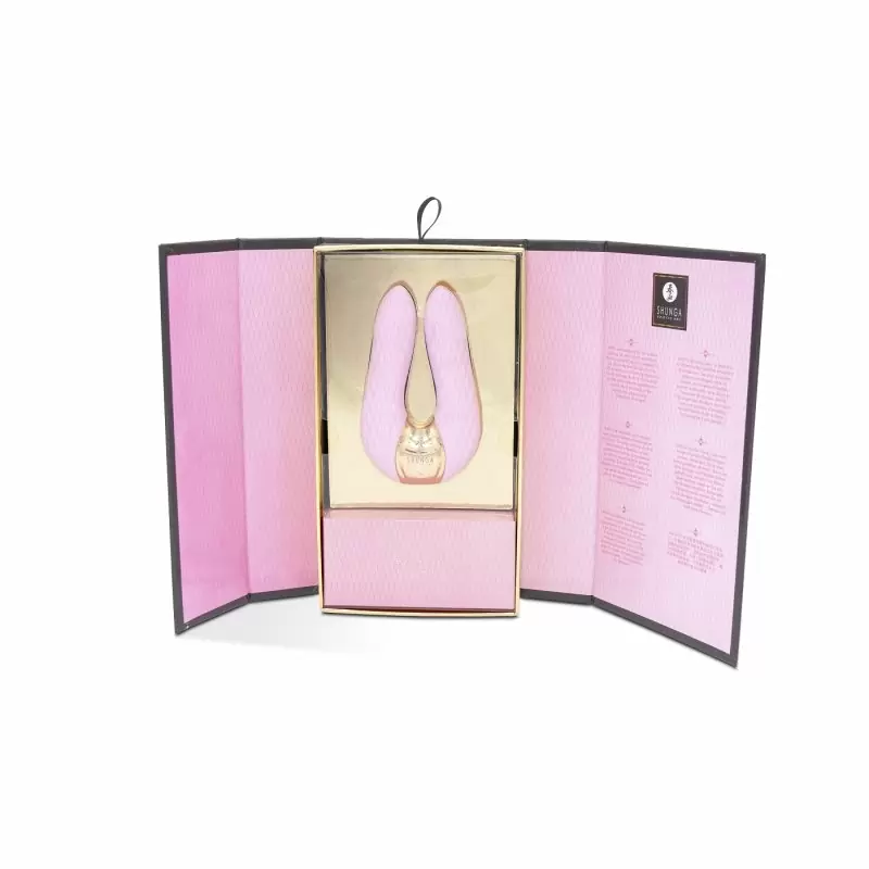 Стимулятор клитора с двумя моторами AIKO, розовый