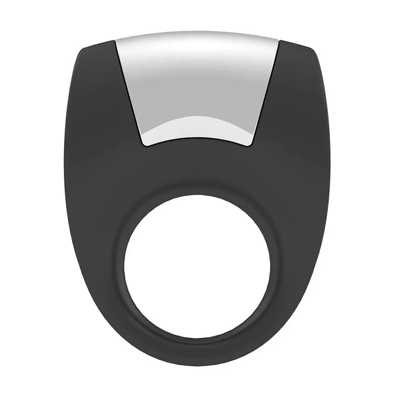 Эрекционное кольцо Ovo B8 с вибрацией – черный