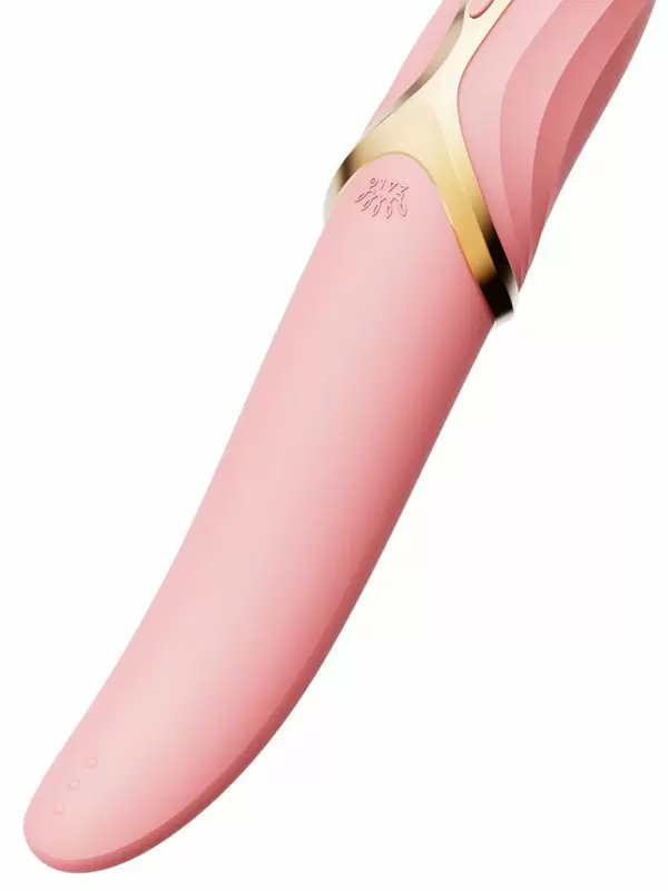 Элегантный вибратор Zalo EVE, 22 см, 6 режимов, с имитацией оральных ласк, функцией нагрева, розовый
