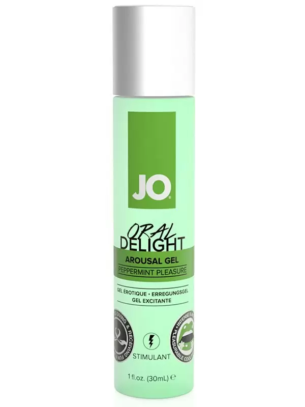 Лубрикант для оральных ласк JO Oral Delight Peppermint Pleasure мятный – 30 мл