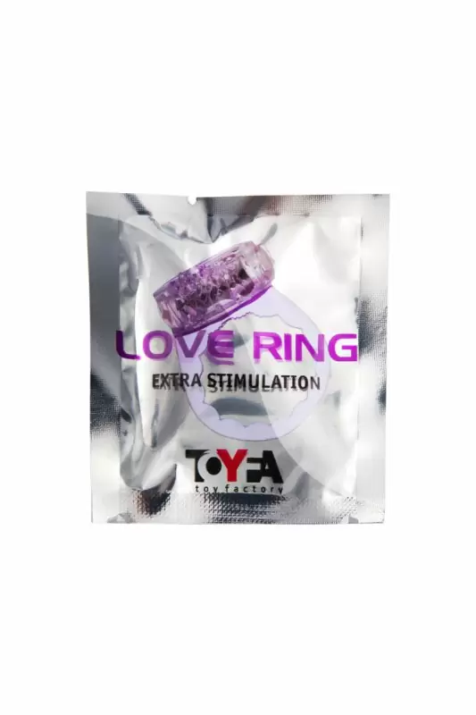 Эрекционное виброкольцо TOYFA Love Ring - фиолетовый