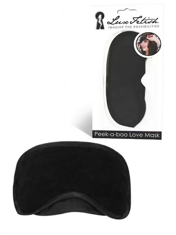 Восхитительная маска на глаза Peek-A-Boo Love Mask – черный