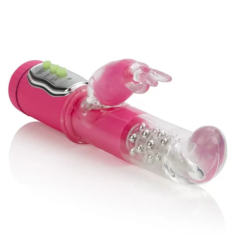 Вибратор для G-точки Shane`s World Co-Ed Bunny G с ротацией – розовый