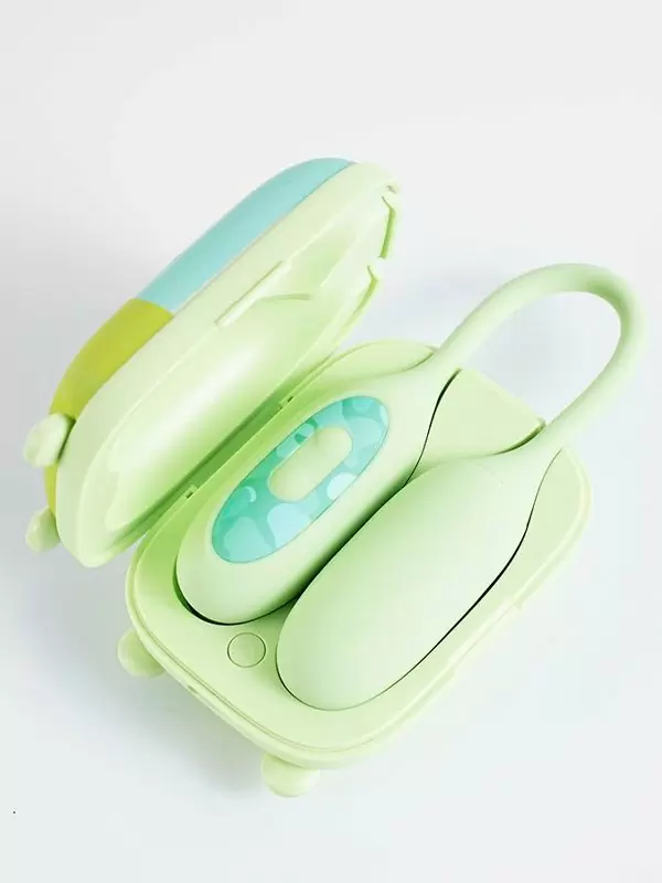 Многофункциональный вибратор BeYourLover Magic Suitcase с бесконтактным стимулятором клитора, управление через приложение, 7 см, зеленый