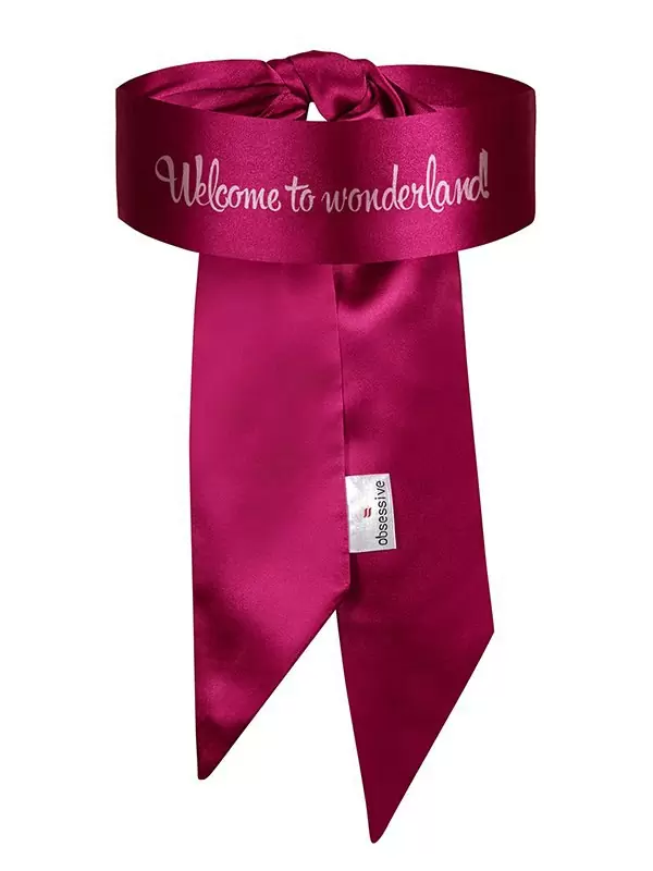 Повязка на глаза Blindfold (Obsessive) – фуксия