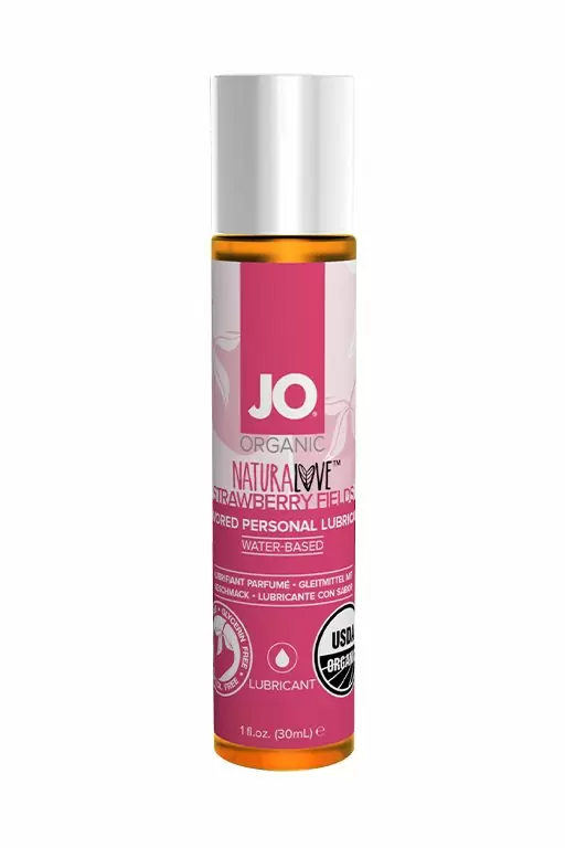 Органический лубрикант на водной основе с клубникой / JO Naturlove USDA Strawberry fields 1oz - 30 м