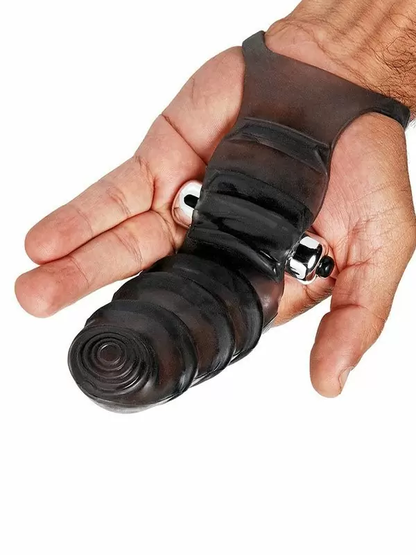 Насадка на пальцы Bang Bang, для стимуляции точки G, 15,5 см, черная