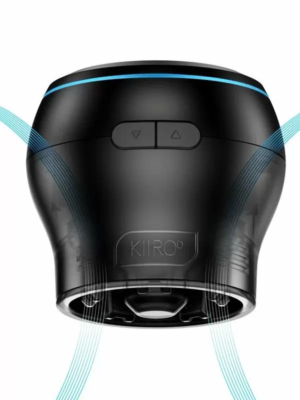 Мастурбатор с интерактивной насадкой Kiiroo Feel Victoria Mouth + Power Blow, всасывающий эффект, 22.5 см