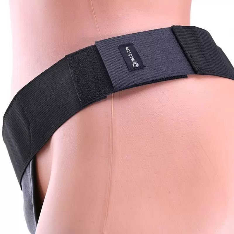 Страпон-трусики Crotchless Harness из винила