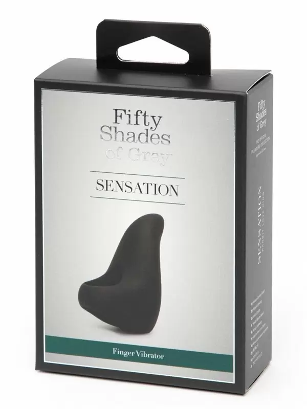 Пальчиковый вибратор Fifty Shades of Grey Finger Sensation, 20 режимов, 7,6 см, черный