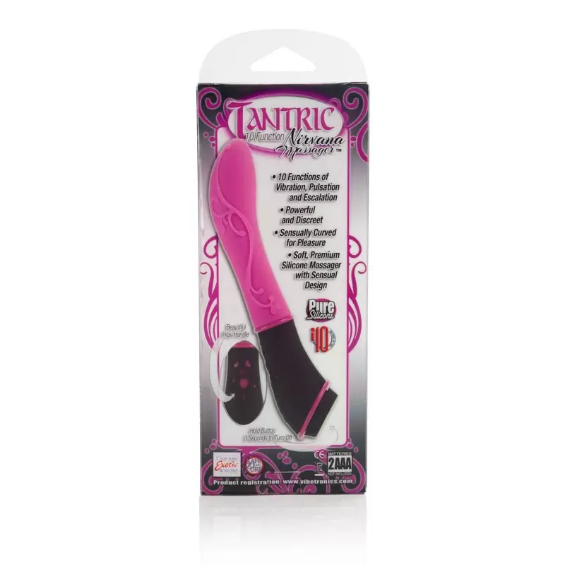 Вибромассажер Tantric Nirvana для стимуляции точки G – розовый
