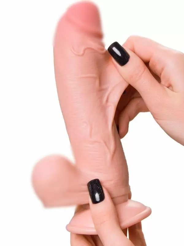 Реалистичный фаллоимитатор My Babe by RealStick My Honey, TPE, 18 см, телесный