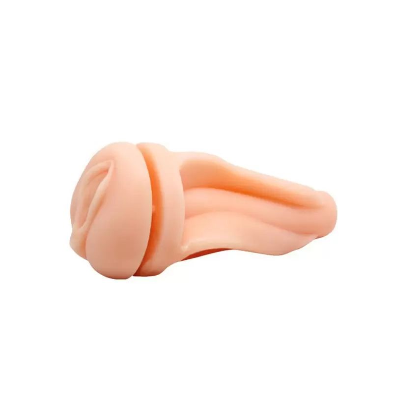 Удобный мастурбатор вагина в тубусе Kitty – телесный