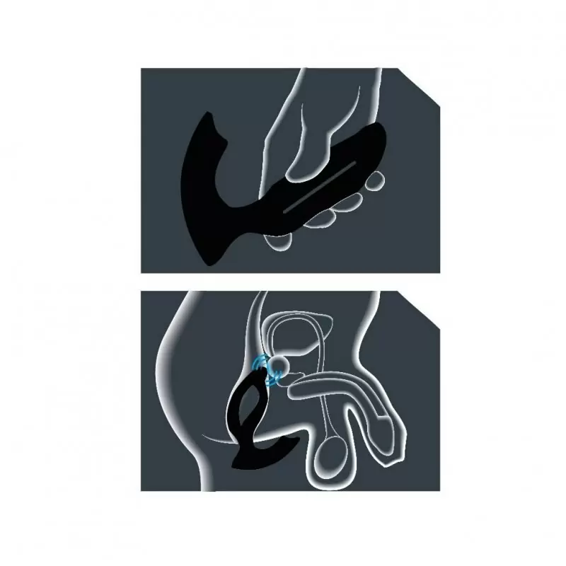 Стимулятор простаты Xpander X2 размер L - черный