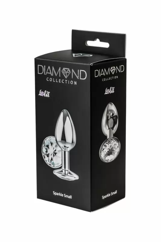Анальная пробка DIAMOND CLEAR SPARKLE SMALL