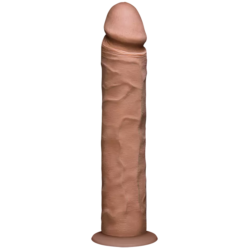 Фаллоимитатор реалистик Realistic Cock UR3 10” без мошонки – коричневый