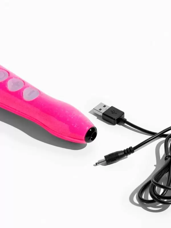 Мощный вибратор Doxy Die Cast 3R, 28 см, силикон, розовый