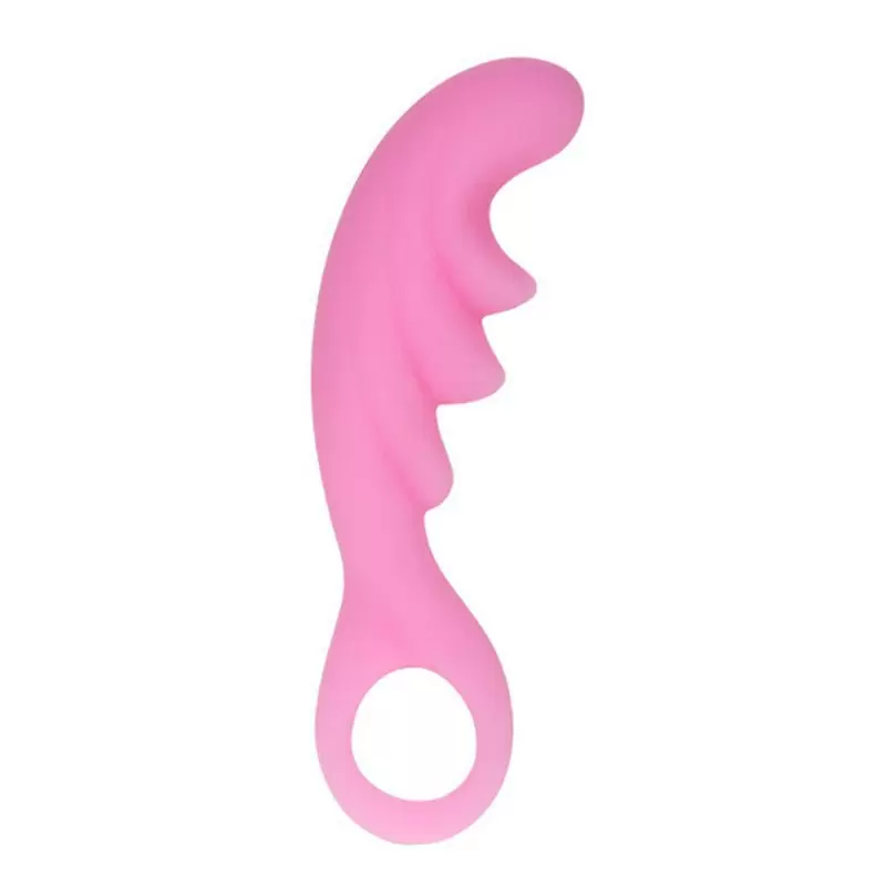 Рельефный анальный стимулятор Fabulous Lover с ручкой – розовый