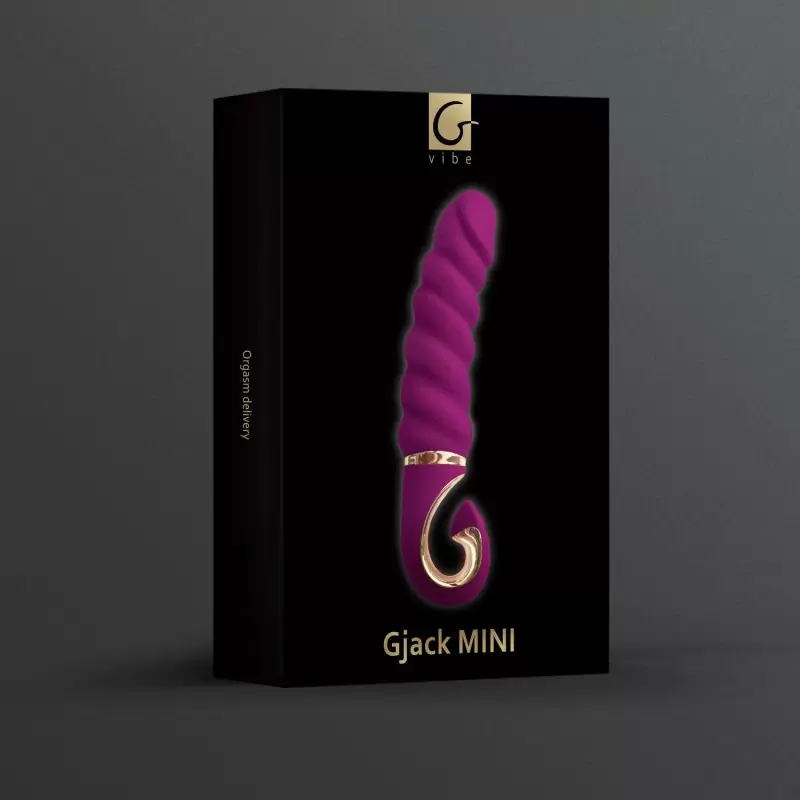 Gvibe Gjack 2 Mini - Анатомический витой вибратор, 19х3.5 см