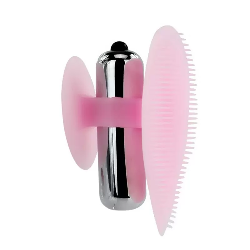 Стимулятор-щеточка для клитора Baile с вибрацией – розовый