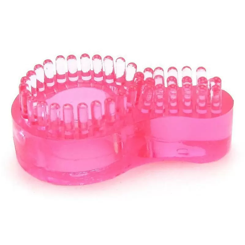 Эрекционное кольцо Super Stretch Stimulator Sleeve - Noduled – розовый