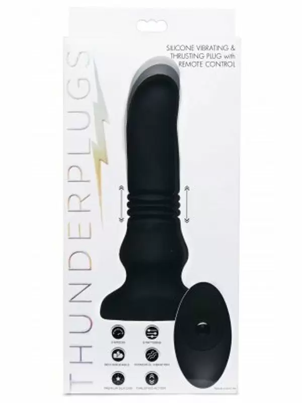 Инновационный вибратор XR Brands с имитацией фрикций, 17 см, силикон, черный