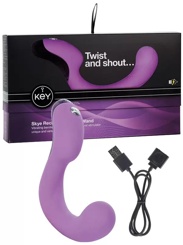 Перезаряжаемый вибромассажер G-точки Skye – фиолетовый