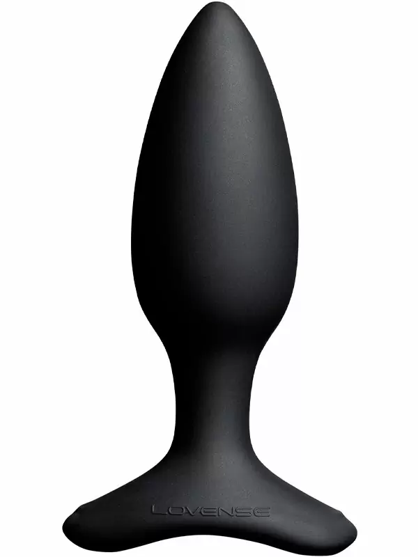 Инновационная анальная вибропробка, LOVENSE Hush 2, 14 см, управление через приложение, 7 режимов, размер S, черный