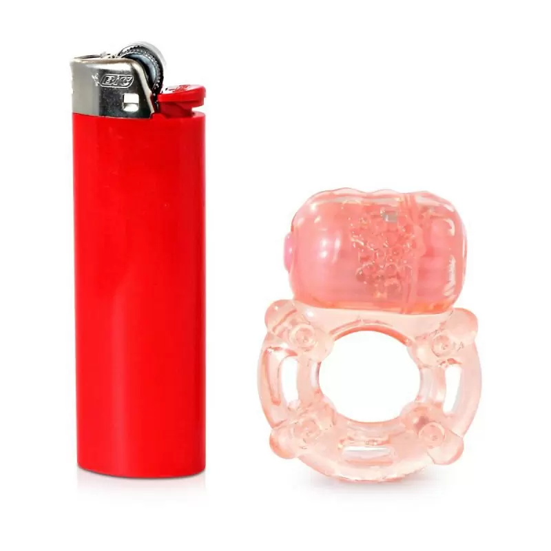 Эрекционное кольцо с вибрацией Screaming O Big O – телесный