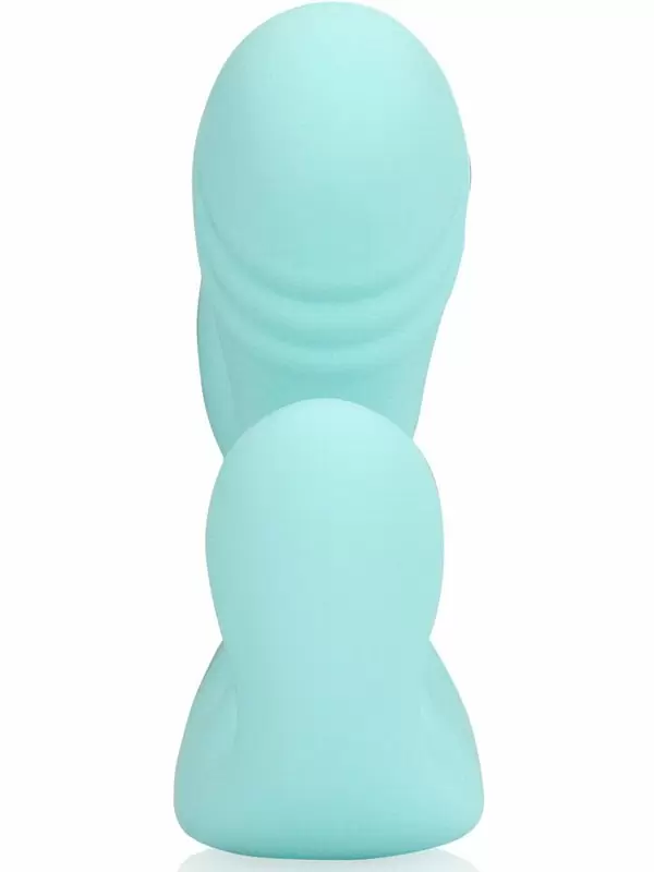 Тройной вибратор Breezy Blue, с пультом Д/У, 11,4 см, 10 скоростей, голубой