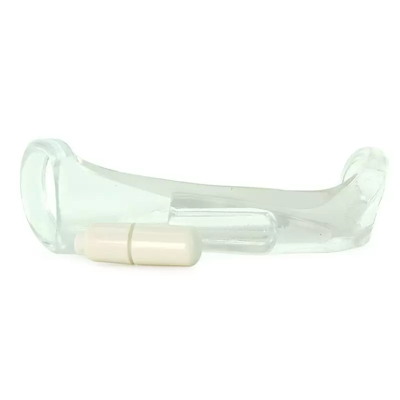 Насадка стимулирующая Vibrating Cock Sling с вибрацией – прозрачная