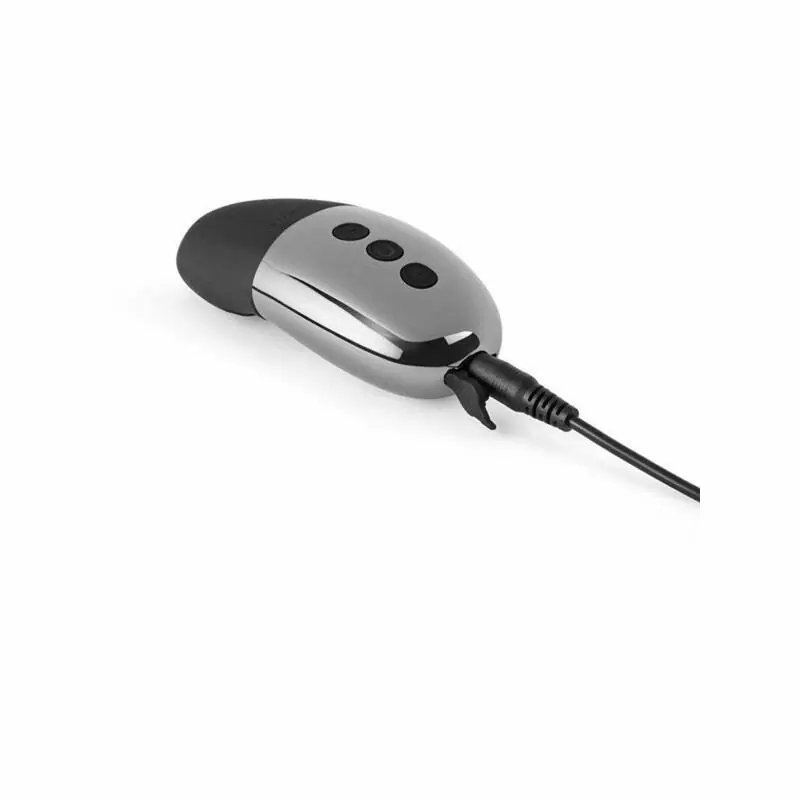 Утяжеленный премиум-вибратор Le Wand Point темный хром