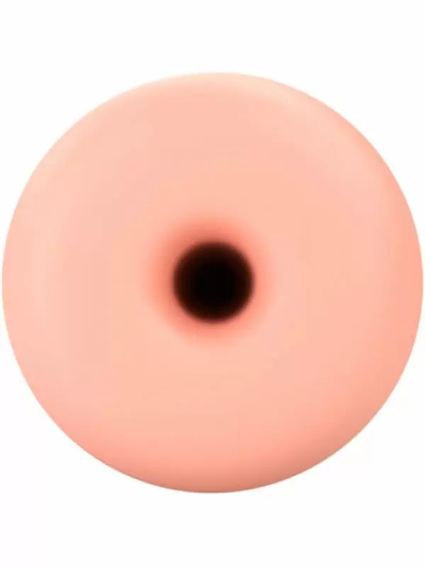 Реалистичный мастурбатор Mystim Opus E Donut, с электростимуляцией, 21,5 см, анус, свело-телесный