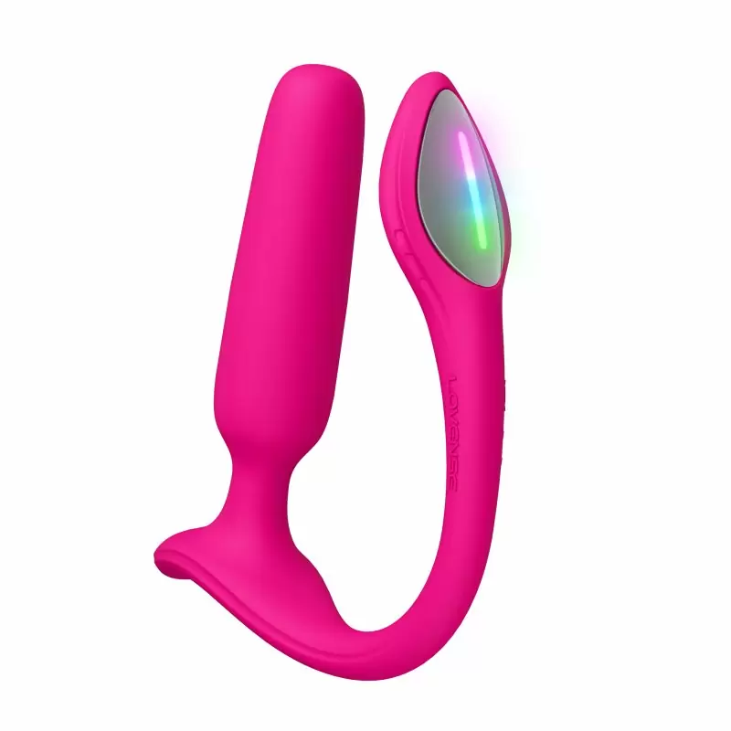 Анальный вибратор с клиторальной стимуляцией Lush Anal Butt Plug