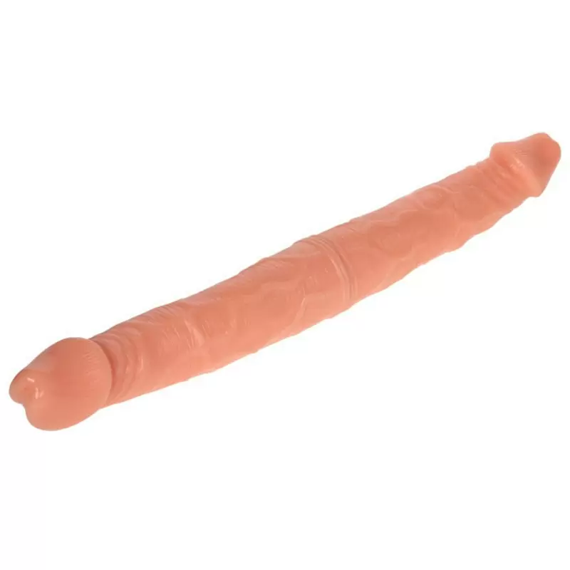 Фаллоимитатор двухголовый с изменяемой формой Double Dong – телесный