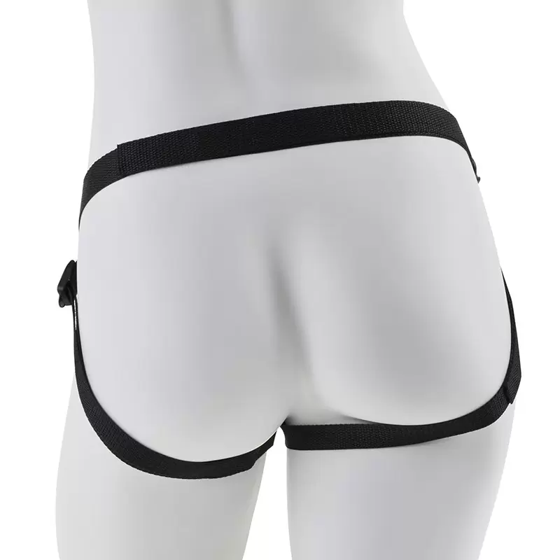 Страпон Fetish Fantasy Gold с трусиками, черный с золотом