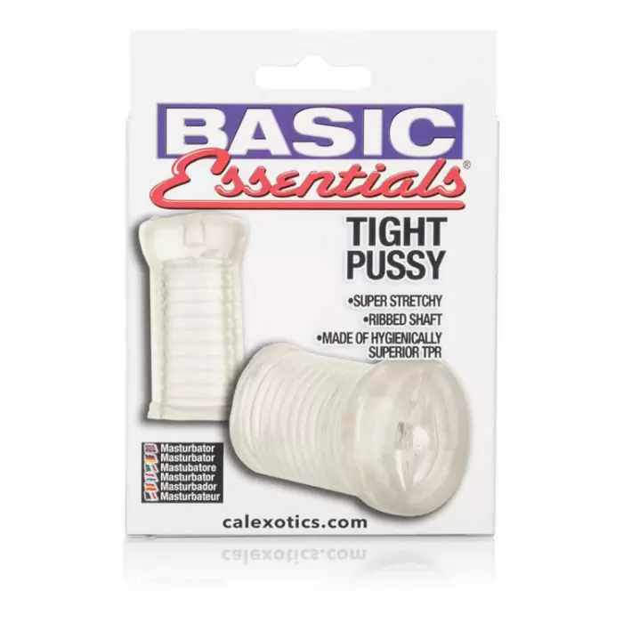 Мастурбатор вагина Basic Essentials Tight Pussy – прозрачный