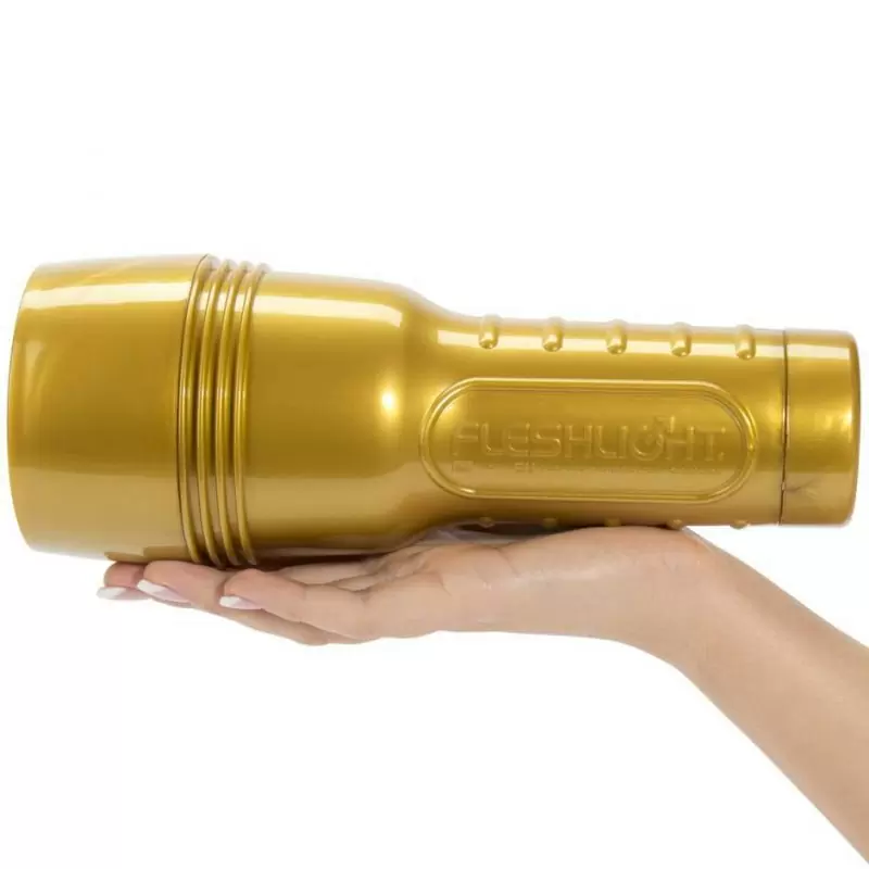 Мастурбатор для тренировки выносливости Fleshlight Gold Stamina вагина - розовый с золотистым