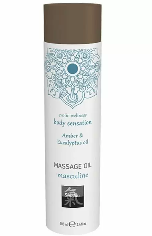 Массажное масло masculine - Амбра & масло эвкалипта 100 мл
