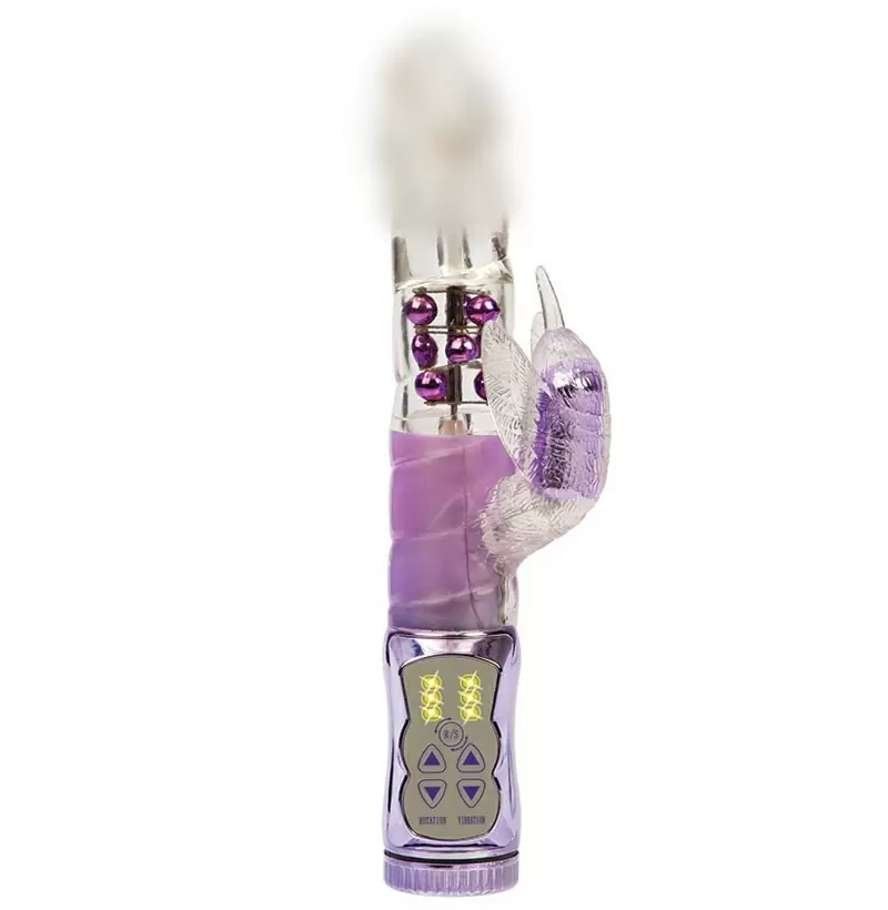 Хай-Тек вибратор Purely Decadent с ротацией – фиолетовый