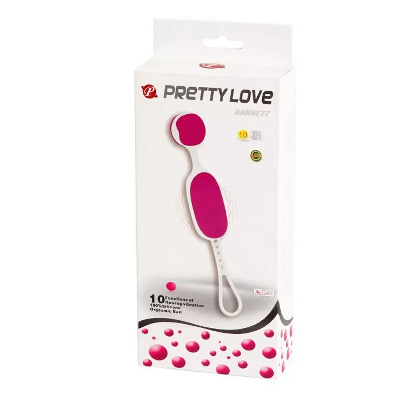 Вагинальные шарики Barnett оригинальной конструкции с вибрацией – розовый