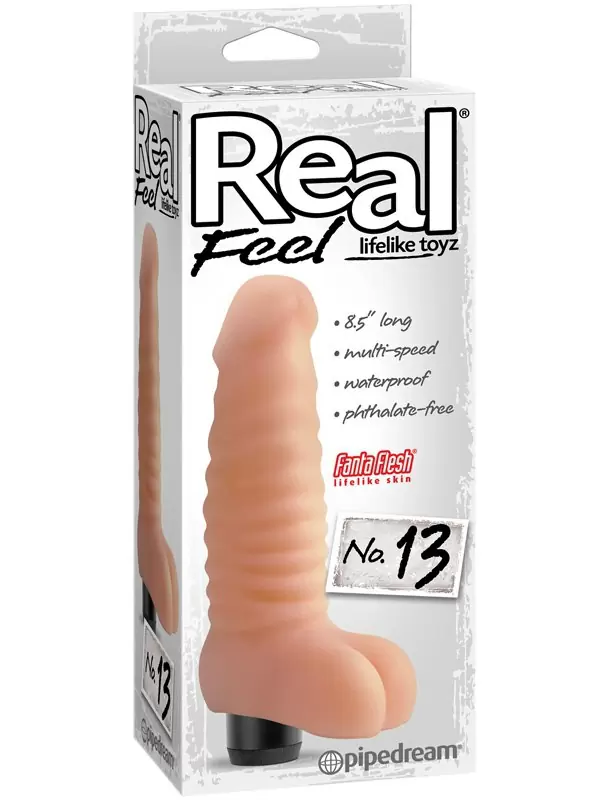 Водонепроницаемый вибратор Real Feel No. 13 - Flesh